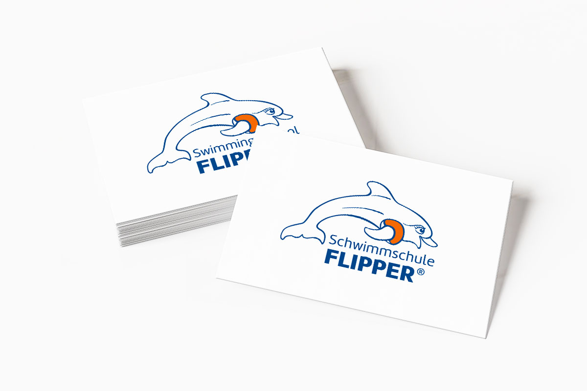 Logo Redesign für die Schwimmschule Flipper