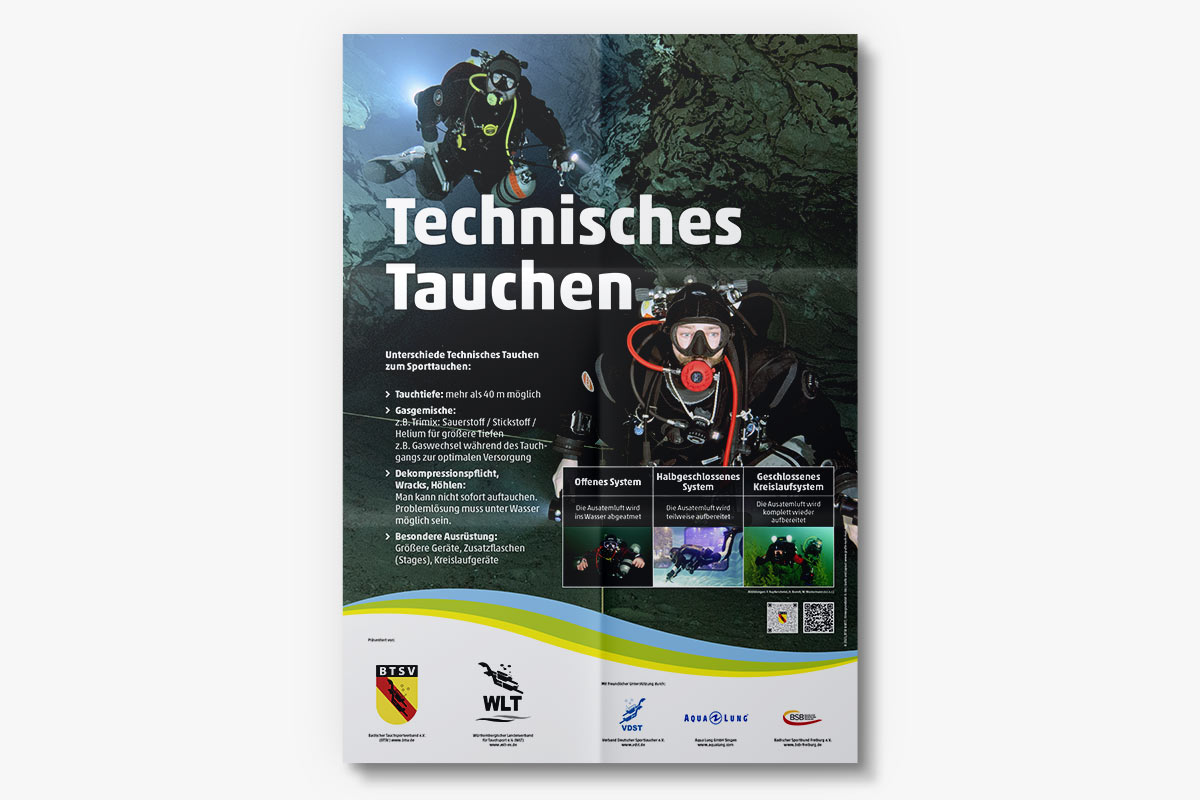 Plakat TEC-Tauchen, Landesgartenschau Überlingen